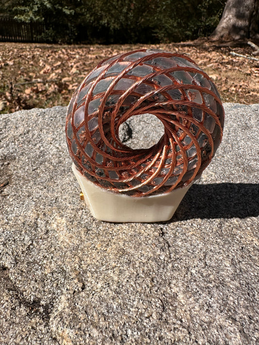 Orgonite Rodin Coil Torus Field Frequency Generator