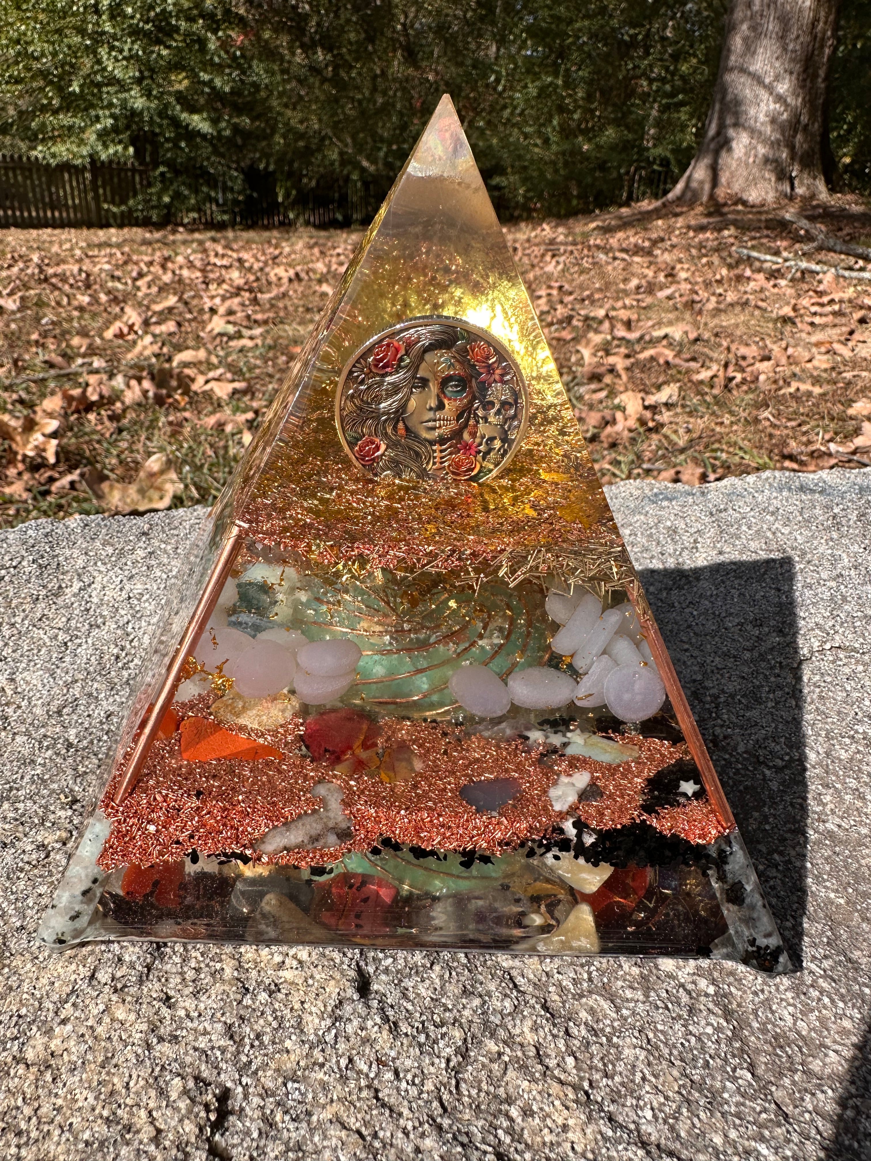 Large Orgonite Pyramids Orgonite Pyramid (Large) – Ultimate S.E.L.F. Healing