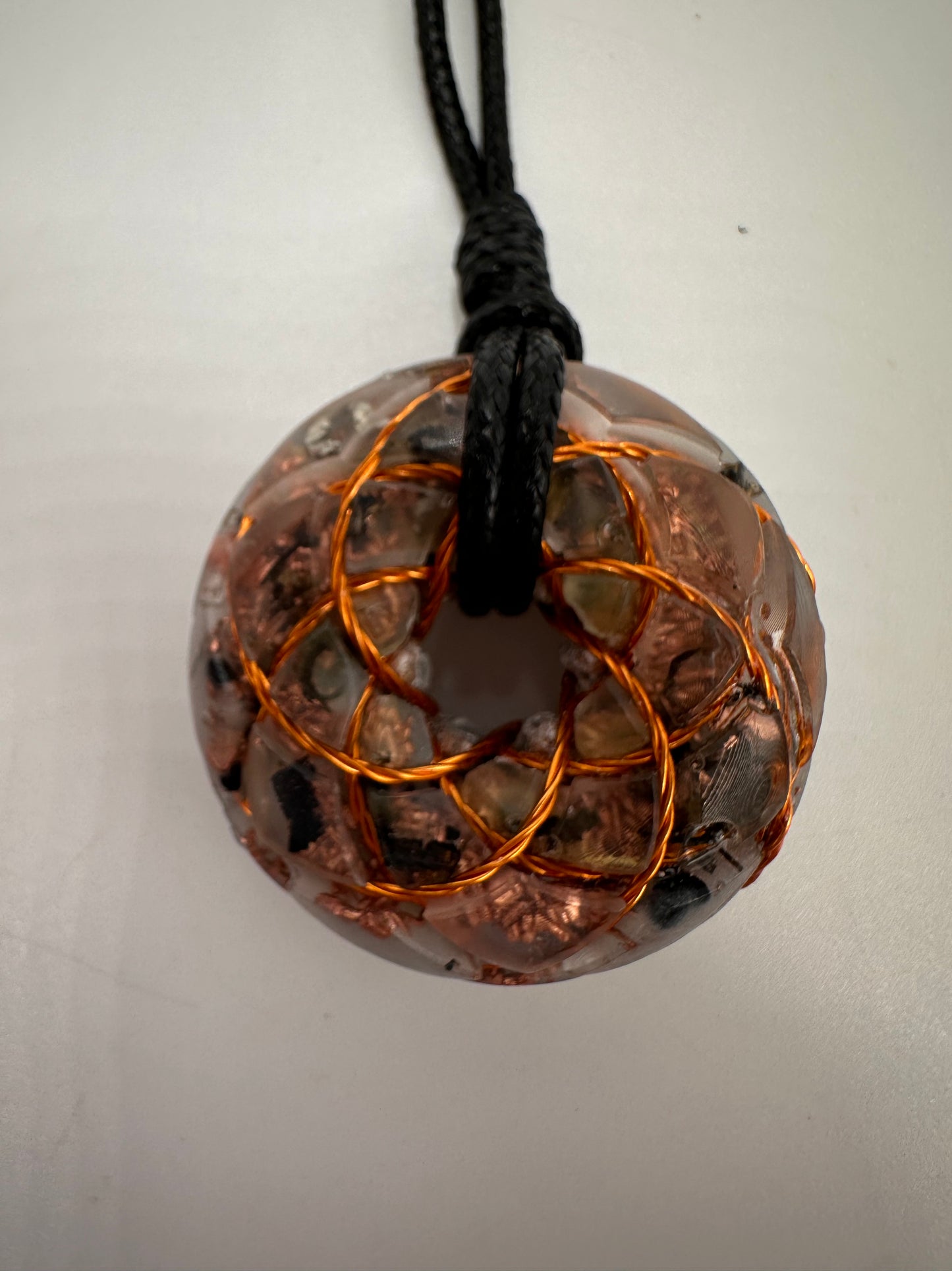 Rodin Coil Orgonite Pendant